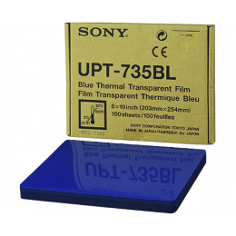 Papier thermique Sony UPT-730BL Bleuté (la boite de 100 clichés)