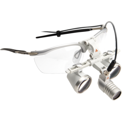 Kit lampe frontale Heine Loupelight 2 LED avec loupe binoculaire